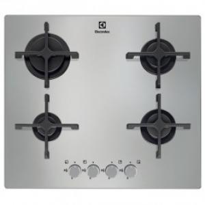 Plita incorporabila ELECTROLUX EGT6342NOX gaz 4 arzatoare sticla